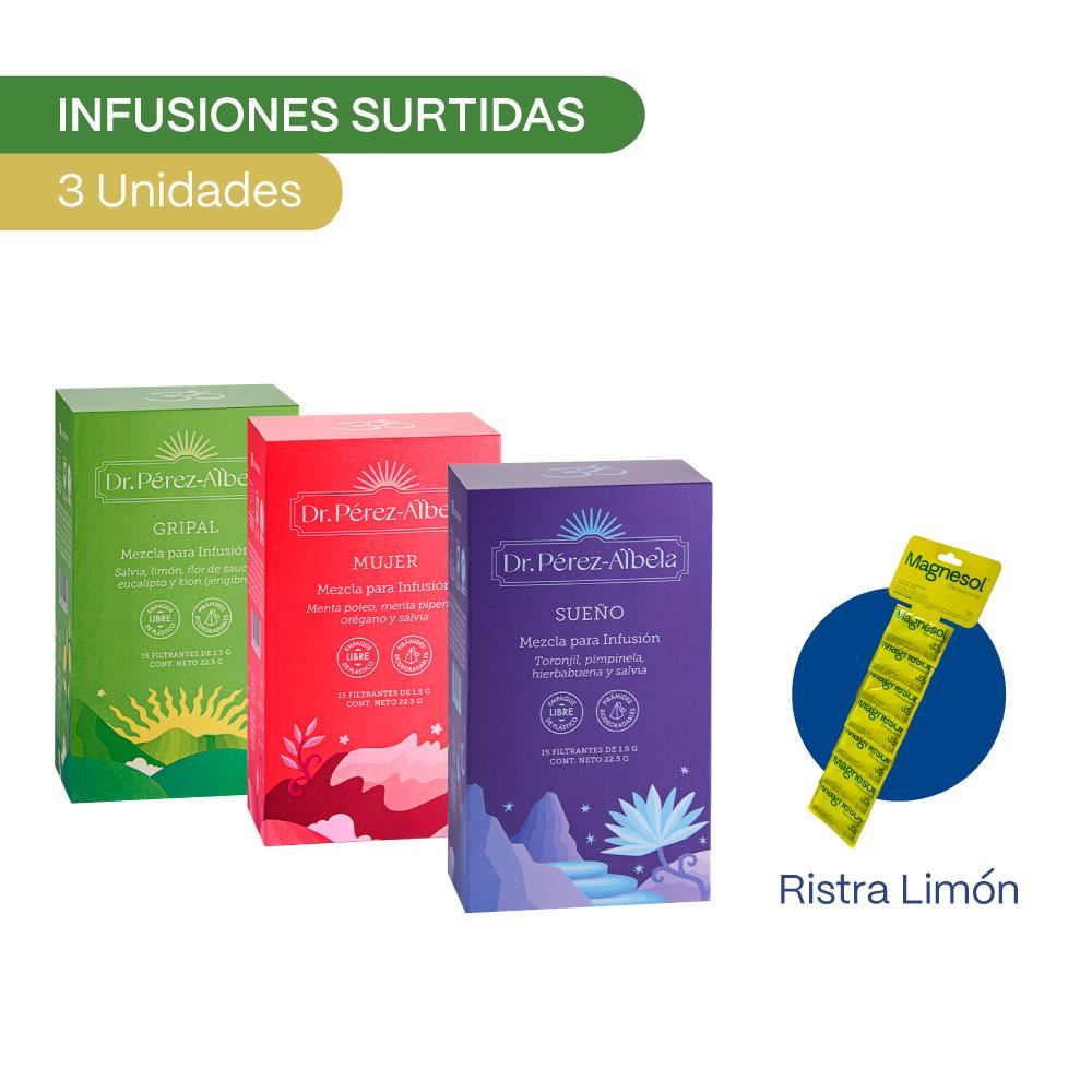 PACK 03 INFUSIONES (1 GRIPAL, 1 MUJER y 1 SUEÑO) - CAJA X 15UND